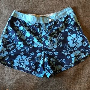 🏄‍♀️ California Cover Board Swim Shorts Floral blue